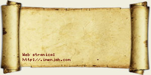 Jovana Šarović vizit kartica